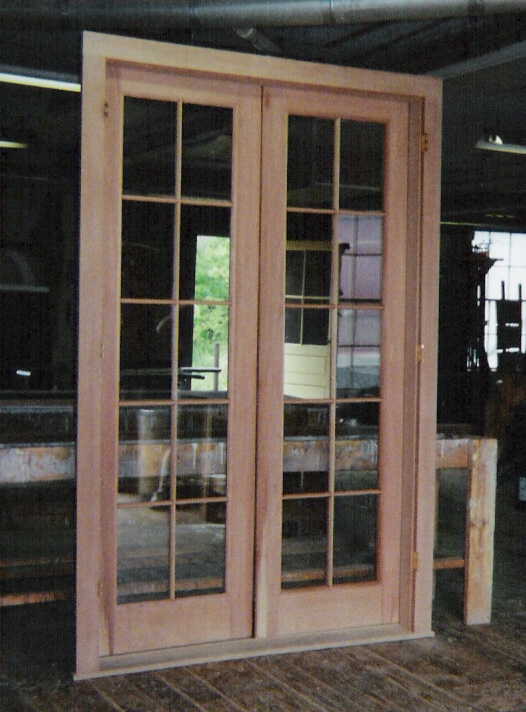 doublepane glass doors